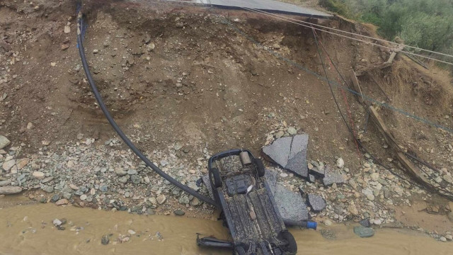 Κακοκαιρία Daniel: Κατεστραμμένο το οδικό δίκτυο στο Πήλιο – Αγωνία για τη συγκομιδή μήλων