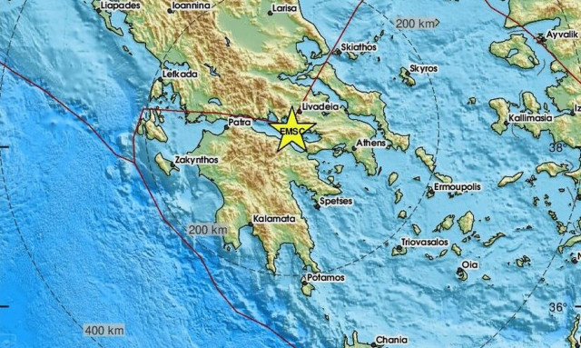 Σεισμός στον Κορινθιακό - Βόρεια του Κιάτου το επίκεντρο (pics)