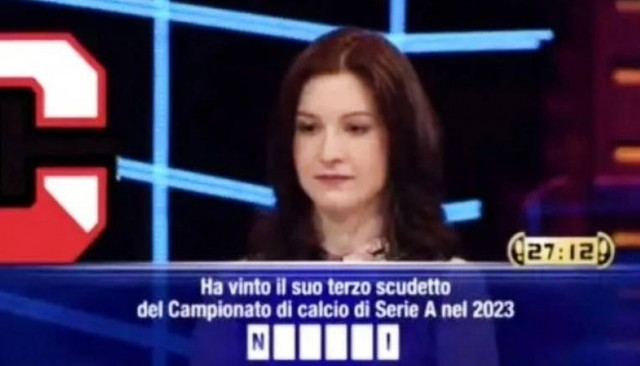 Πήγε σε παιχνίδι γνώσεων και έγινε viral: Δεν μπορούσε να βρει την πρωταθλήτρια της Serie A