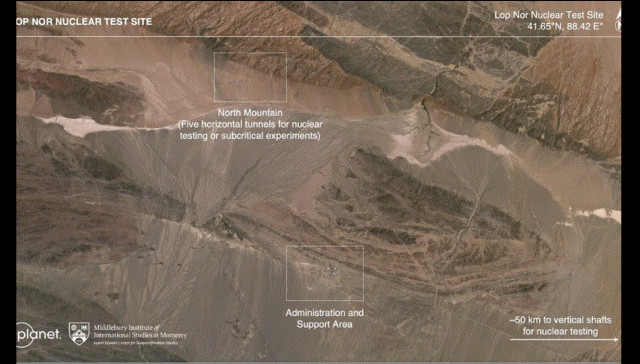 Αυξημένη δραστηριότητα σε χώρους πυρηνικών δοκιμών φανερώνουν δορυφορικές φωτογραφίες