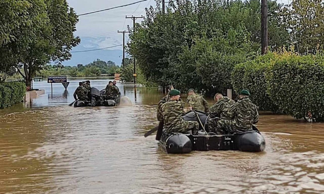 Κακοκαιρία: Σε ετοιμότητα οι Ένοπλες Δυνάμεις - Στο επίκεντρο η Θεσσαλία