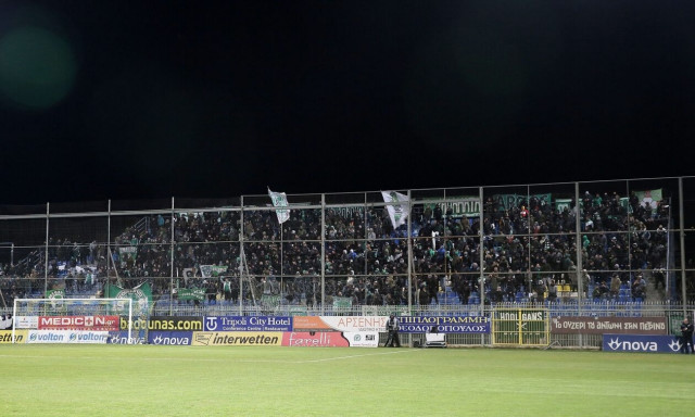 Παναθηναϊκός: Χωρίς τον κόσμο του στην Τρίπολη – «Μπλόκο» από την Αστυνομία