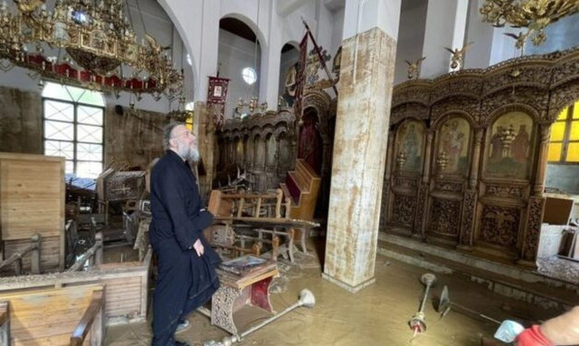 Ο Μητροπολίτης Τρίκκης στους ναούς που υπέστησαν φθορές από τις πλημμύρες