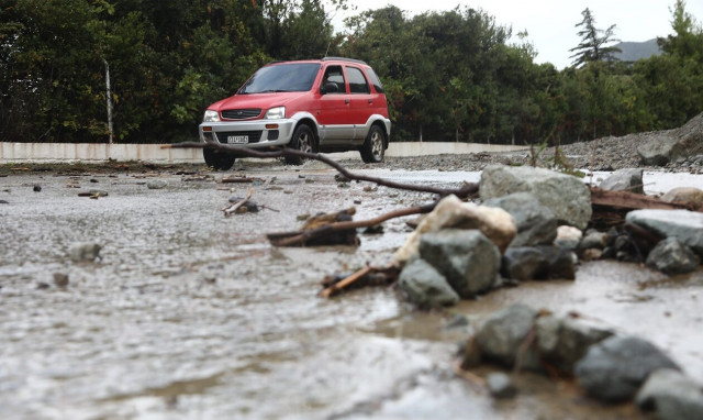Κακοκαιρία Elias: Μήνυμα από το 112 στο Μαντούδι Εύβοιας