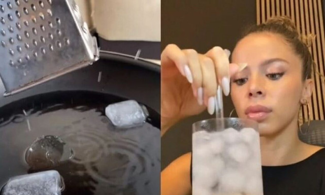 Το γκουρμέ νερό που έχει γίνει viral: Τηγανίζει και θρυμματίζει παγάκια (vid)