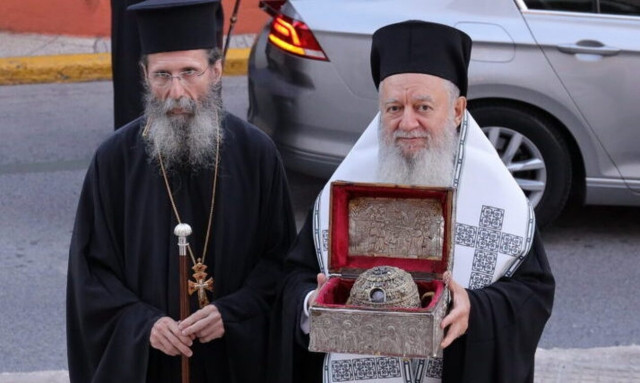 Έναρξη «Δημητρίων 2023» - Υποδοχή λειψάνου Αγίου Παρθενίου στον Άγιο Δημήτριο Ατττικής
