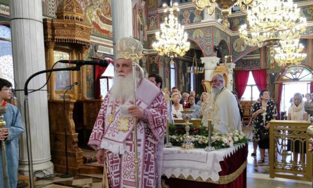 Ναύπλιο: Αρχιερατική Λειτουργία ενώπιον Λειψάνων των Αγίων Ραφαήλ, Νικολάου και Ειρήνης