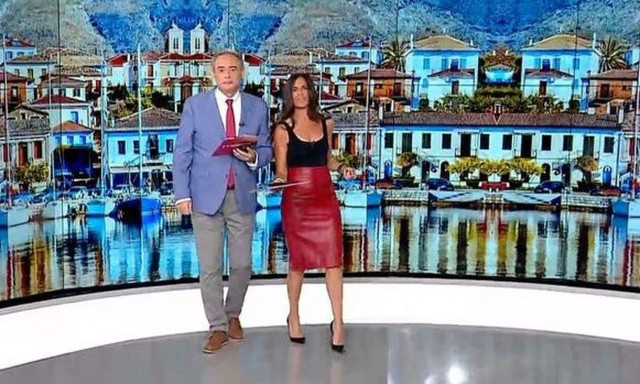 Ανθή Bούλγαρη - Ιορδάνης Χασαπόπουλος: Με ροκ διάθεση η έναρξη της εκπομπής