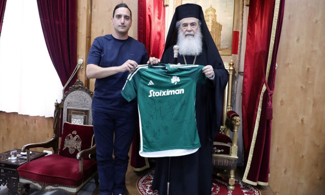 Παναθηναϊκός: Επίσκεψη στο Πατριαρχείο Ιεροσολύμων πριν το ματς με την Μακάμπι Χάιφα