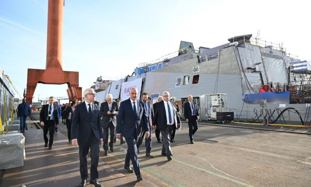 Πλεύση υπεροχής για το Πολεμικό Ναυτικό: Καθελκύθηκε η φρεγάτα «Κίμων» - Ξεκάθαρο μήνυμα Δένδια