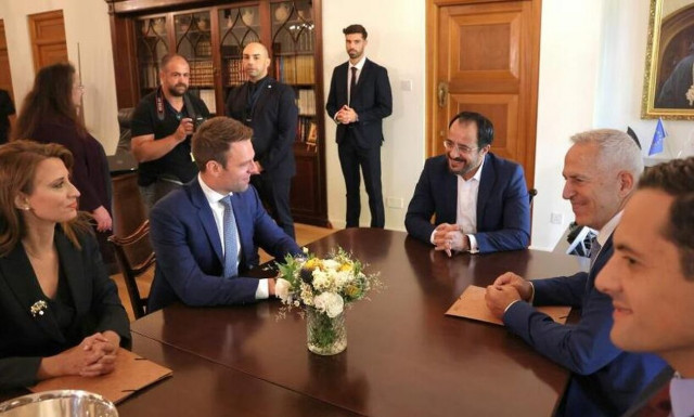 Χριστοδουλίδης σε Κασσελάκη: Έχουμε κοινούς στόχους, κοινές επιδιώξεις, κοινές προκλήσεις