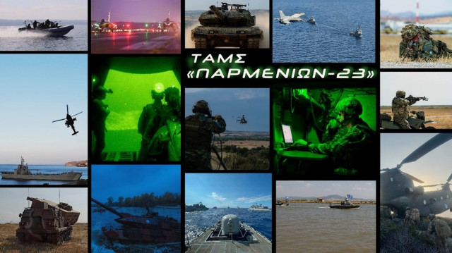 Ολοκληρώθηκε η Εθνική Διακλαδική Άσκηση Μεγάλης Κλίμακας «ΠΑΡΜΕΝΙΩΝ - 23» - Δείτε εικόνες