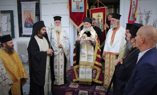 Λέρος: Υποδοχή της Τιμίας Κάρας της Οσίας Γαβριηλίας