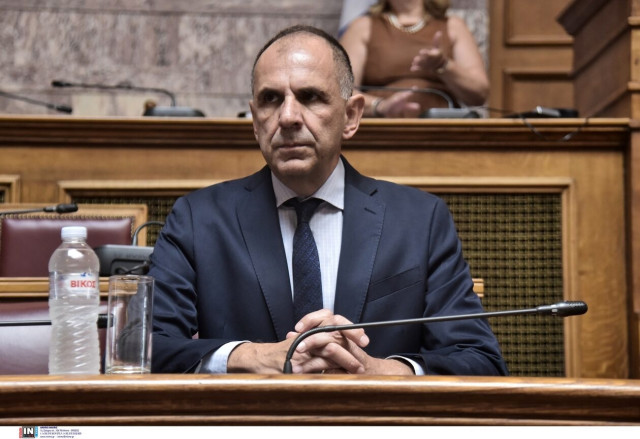 FM Gerapetritis meets with Archbishop of Tirana, Durres and All Albania Anastasios