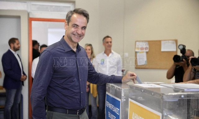 Αυτοδιοικητικές εκλογές 2023: Ψήφισε ο Κυριάκος Μητσοτάκης