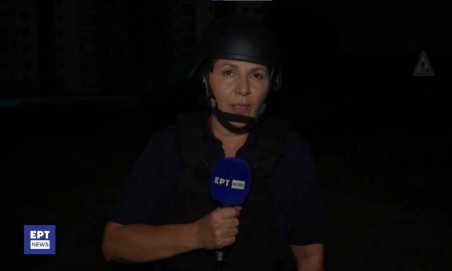 Ισραήλ: Απόκρουση δύο ρουκετών μπροστά στην κάμερα της ΕΡΤ σε ζωντανή σύνδεση