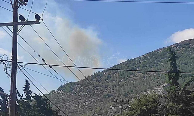 Φωτιά τώρα στην Νέα Μάκρη