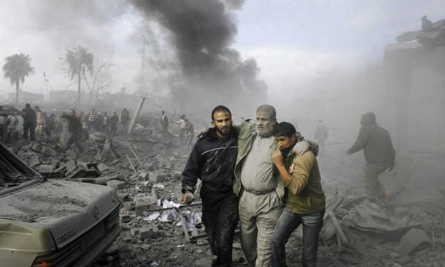 Eικόνες φρίκης στη Μέση Ανατολή