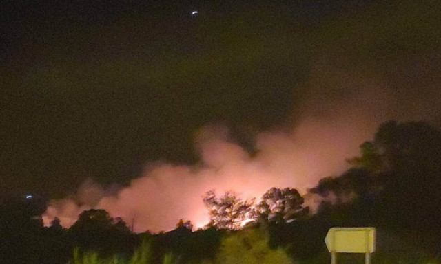 Φωτιά: Υπό μερικό έλεγχο στο Κάτω Σούλι Μαραθώνα, κοντά στο Κωπηλατοδρόμιο