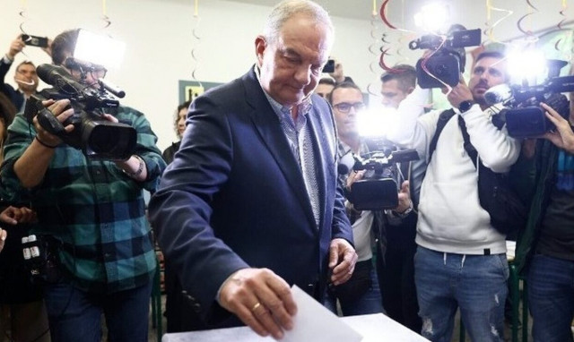 Αυτοδιοικητικές εκλογες 2023: Ψήφισε ο Κώστας Καραμανλής