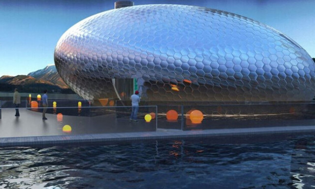 «Το Μάτι του Σολωμού»: Μια εντυπωσιακή κατασκευή στη Νορβηγία που εξωτερικά μοιάζει με λέπια ψαριού