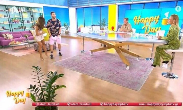 Χαμός στο «Happy Day» με την φουσκωμένη τσέπη του Φραγκολιά: Ελπίζω να φοράς από μέσα, μην αερίζεις