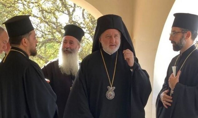 Ο Αρχιεπίσκοπος Αμερικής Ελπιδοφόρος στον Άγιο Γεράσιμο Κεφαλονιάς (vid)