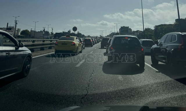 Κίνηση τώρα: Τροχαίο ατύχημα στον Κηφισό – Μεγάλες καθυστερήσεις