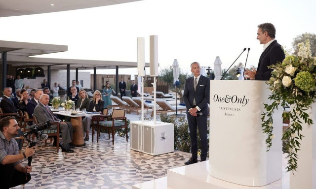 PM Mitsotakis inaugurates 'One & Only Aesthesis' tourist resort in Glyfada