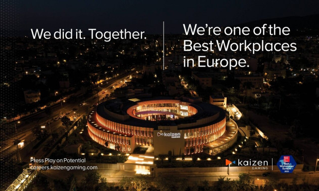 Η Kaizen Gaming ανάμεσα στα Best Workplaces in Europe 2023
