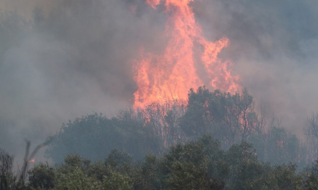 Κοζάνη: Φωτιά κοντά σε στρατόπεδο - Άμεση κινητοποίηση της Πυροσβεστικής