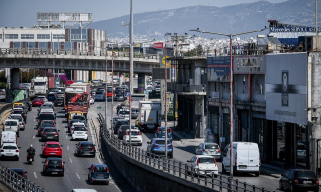 Κίνηση τώρα: Μεγάλο μποτιλιάρισμα στον Κηφισό λόγω έργων