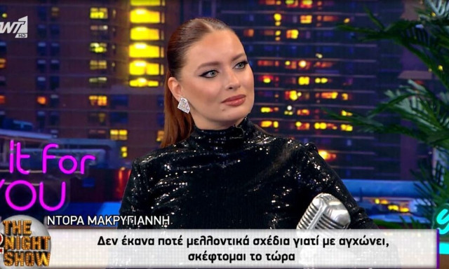 Ντόρα Μακρυγιάννη: Το ωραιότερο δώρο που έχω κάνει στον εαυτό μου είναι η ψυχανάλυση