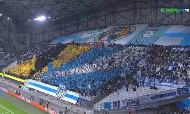 Μαρσέιγ – ΑΕΚ: Το εντυπωσιακό κορεό στο «Βελοντρόμ», αφιερωμένο στις αδελφικές σχέσεις των οπαδών