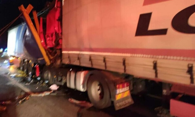 Προμαχώνας: Ουρές στην Εγνατία από τροχαίο – Νταλίκα προσέκρουσε σε άλλη σταθμευμένη