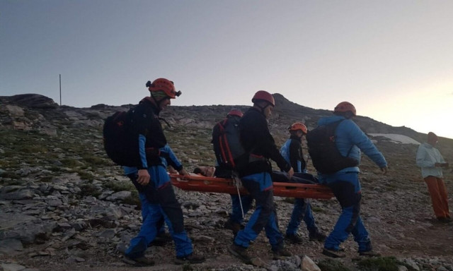 Τραυματίστηκε 50χρονος στον Όλυμπο: Τον παρέλαβε ελικόπτερο, μεταφέρθηκε στο νοσοκομείο
