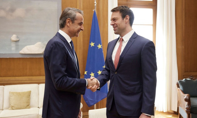 Μία ώρα το τετ α τετ Μητσοτάκη - Κασσελάκη - Τι συζήτησαν