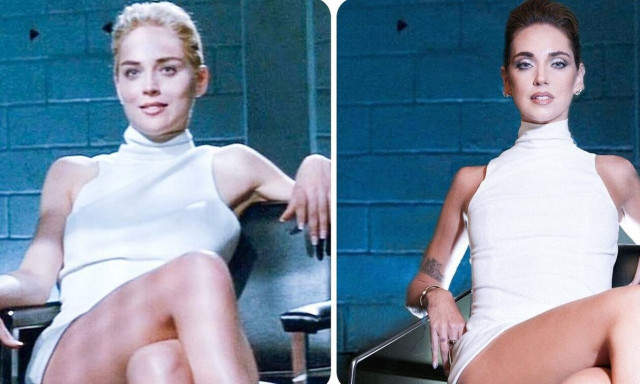 Κιάρα Φεράνι: Αναπαριστά το θρυλικό σταυροπόδι της Σάρον Στόουν στο «Βασικό Ένστικτο»