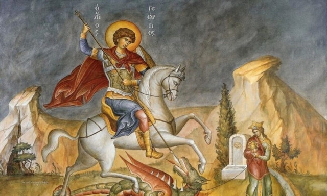 Εορτασμός Ναού Αγίου Γεωργίου, Πολιούχου Γουρνών επί τη ανακομιδή των Λειψάνων του