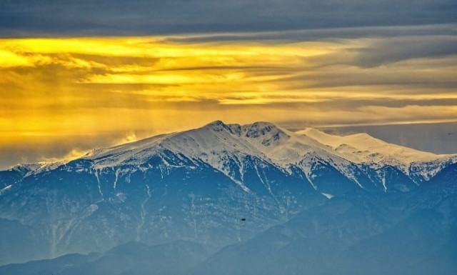 Το «έστρωσε» στον Όλυμπο - Πανέμορφο λευκό τοπίο (pic)