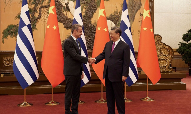 Ο Μητσοτάκης συναντήθηκε με τον Τζινπίνγκ- Συμφωνία αεροπορικών συνδέσεων Ελλάδας - Κίνας