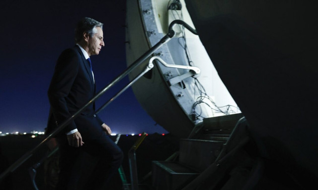 Ο Άντονι Μπλίνκεν έφτασε στην Άγκυρα από τη Βαγδάτη - Νωρίτερα πέρασε από Κύπρο και Κρήτη