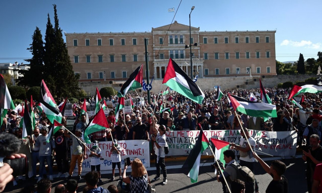 Συγκέντρωση για την Παλαιστίνη στο Σύνταγμα: Έκτακτες κυκλοφοριακές ρυθμίσεις - Πάνω από 2000 άτομα