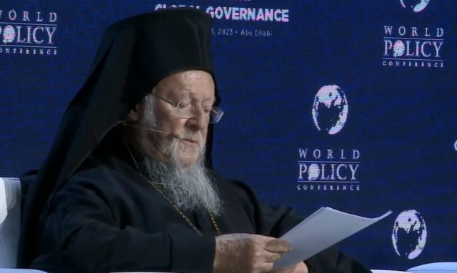 Βαρθολομαίος: Οι θρησκείες μας μπορούν να προσφέρουν ελπίδα