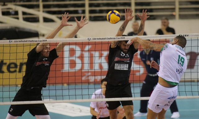 Volley League, ΠΑΟΚ - Παναθηναϊκός 2-3: Πέρασε από την Πυλαία το «τριφύλλι»