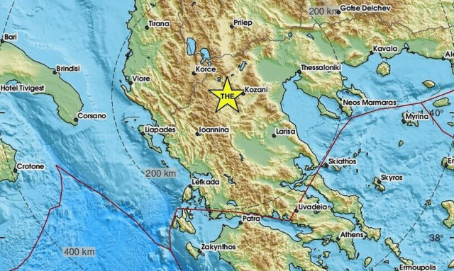 Σεισμός στην Κοζάνη - Κοντά στη Σιάτιστα το επίκεντρο (pics)
