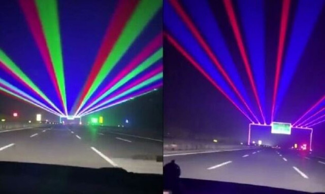 Κίνα: Έβαλε λέιζερ στους δρόμους για να κρατάει τους οδηγούς ξύπνιους και σε... εγρήγορση