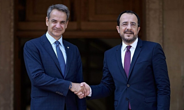 Κυριάκος Μητσοτάκης σε Νίκο Χριστοδουλίδη: «Εθνική μας προτεραιότητα η επίλυση του Κυπριακού»