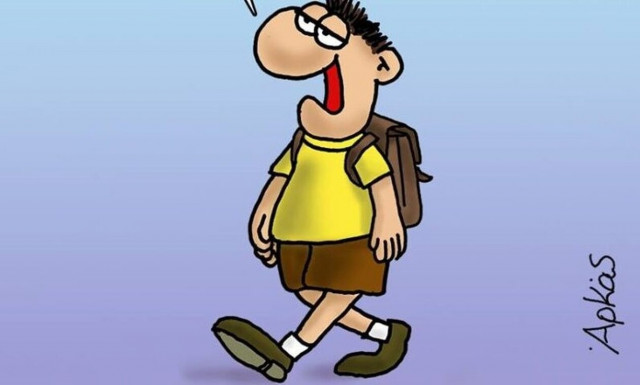 «Τι είν’ τούτοι, ρε!»: Το σκίτσο-«μπηχτή» του Αρκά για τα όσα γράφουν στο προφίλ του