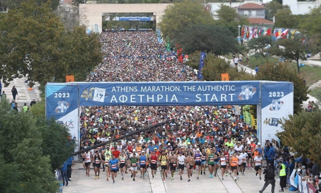 LIVE o 40ός Αυθεντικός Μαραθώνιος της Αθήνας